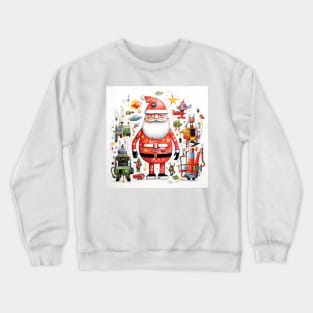 Santa Claus & Cyberpunk 5 Crewneck Sweatshirt
